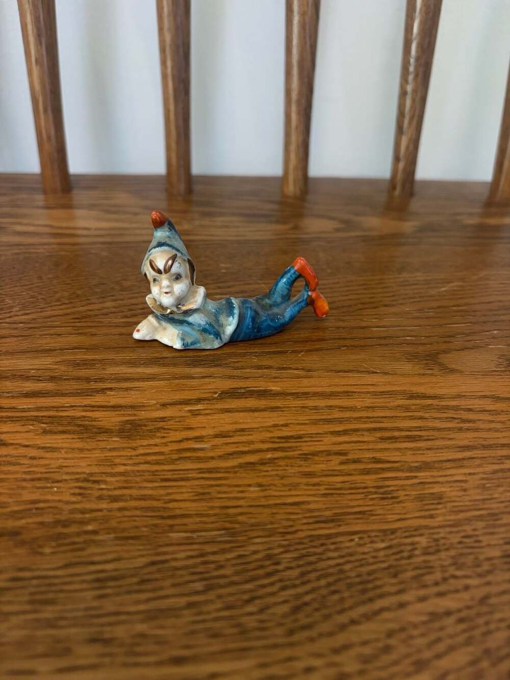 Vintage Occupied Japan Ceramic Jester Elf Figurine